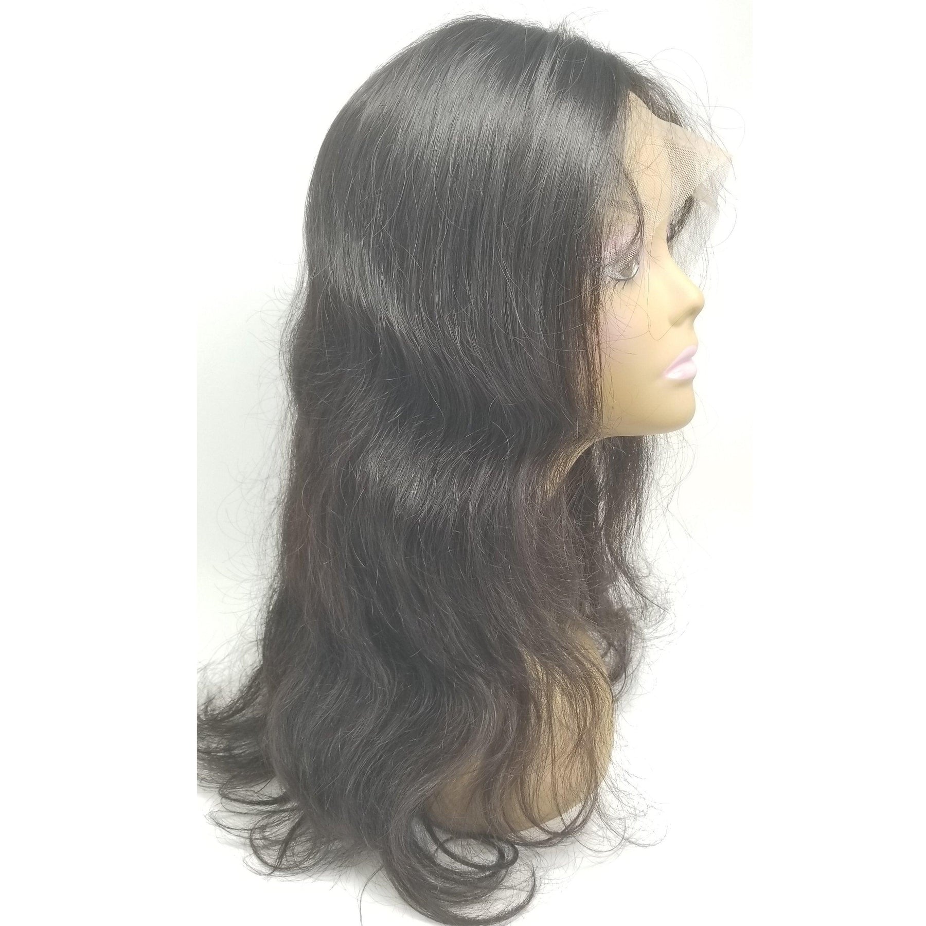 Lace Front Wig, 100% Raw Virgin Indian Hair